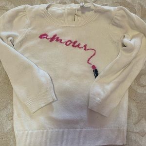 Janie and jack sweater for baby girl